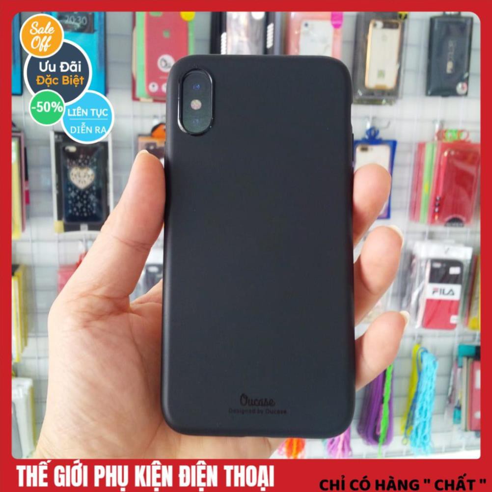 ( Hàng Chất) Ốp lưng Iphone X XS Max dẻo màu Ou Case chính hãng