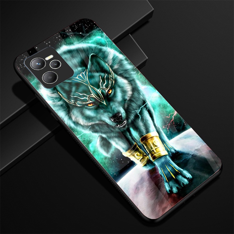 Ốp Lưng REALME C35 mặt kính cường lực cao cấp thiết kế Độc Quyền