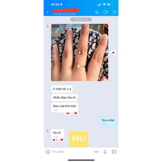 Nhẫn Vàng Trắng Korea Đẹp Mà Rẻ VHJ