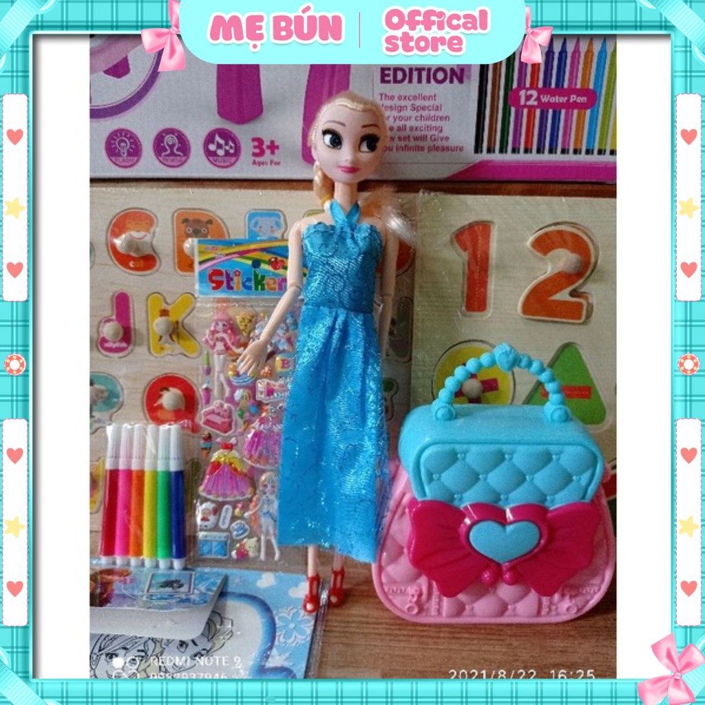 Bộ búp bê Elsa kèm túi phụ kiện cho bé 🌺