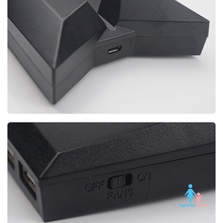 For PS4/PS4 Slim Vertical Stand With Cooling Fan Dual Controller Charger