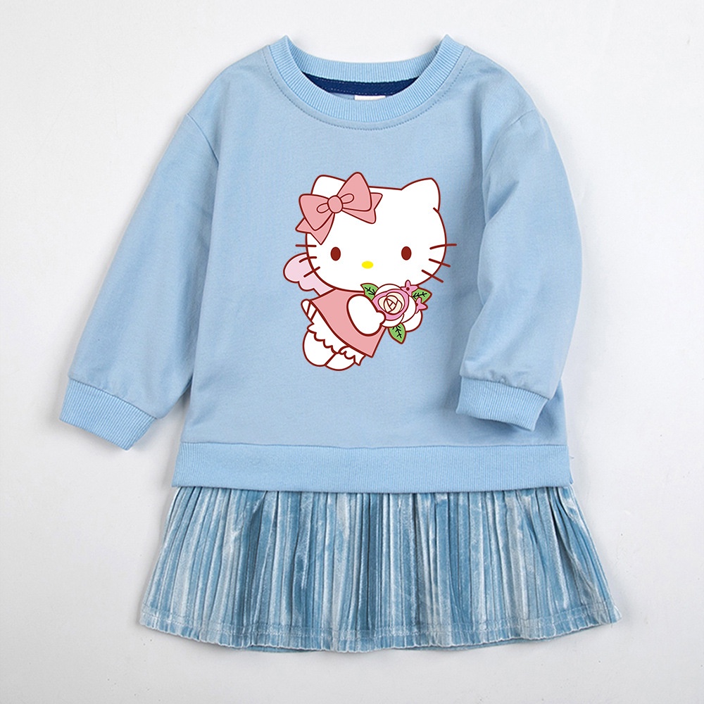 Đầm Hello Kitty Cho Bé Gái