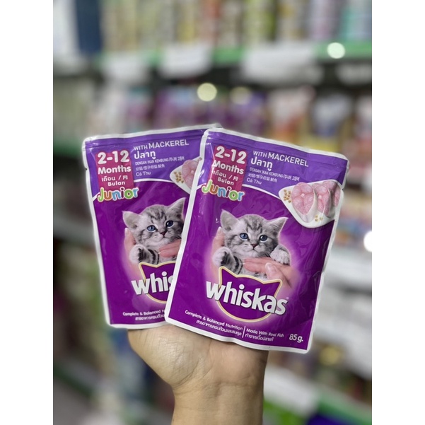 Whiskas gói 85g - Pate Mèo Gói
