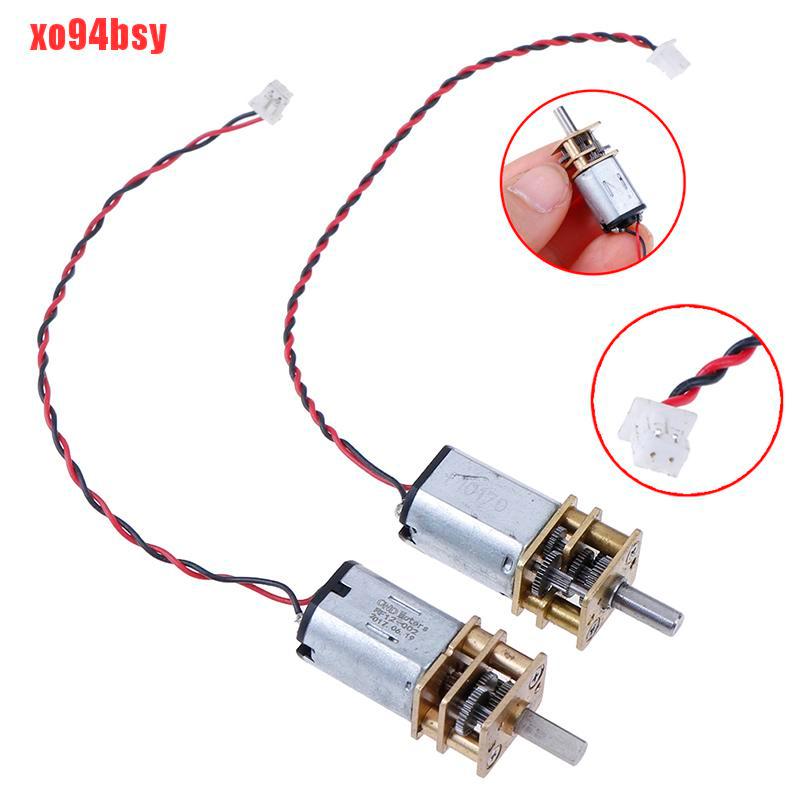 [xo94bsy]DC 3V-6V 5V 55rpm reduction gearbox slow speed micro n20 full metal gear motor