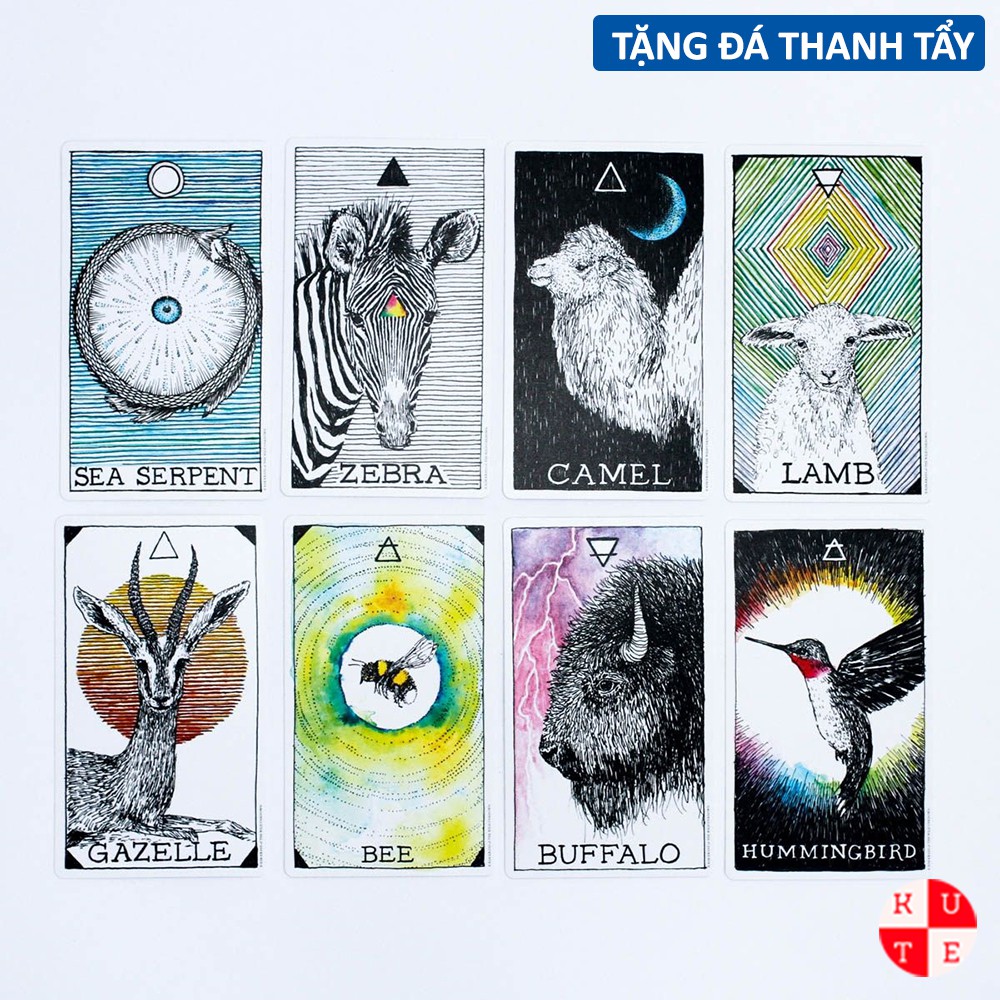 Bài Oracle The Wild Unknown Animal Spirit 63 Lá Bài Tặng File Tiếng Anh Và Đá Thanh Tẩy C18