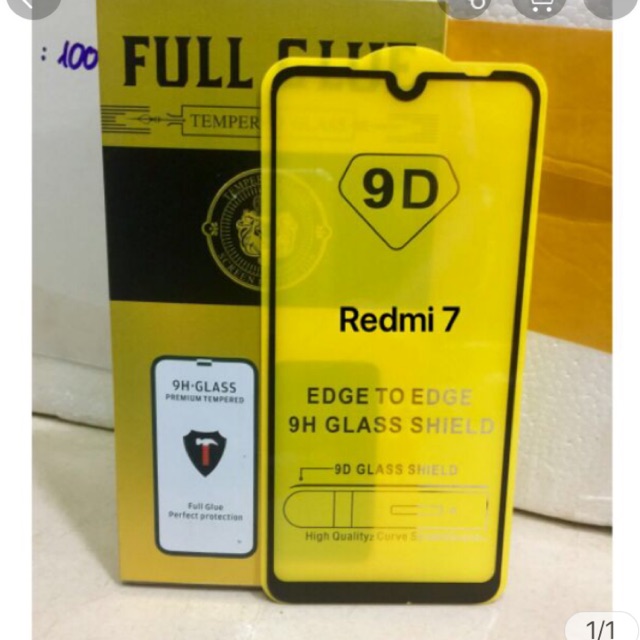 Dán full màn 9D cho máy redmi 7