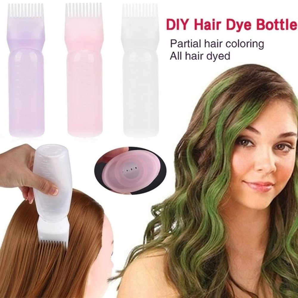 1 chai rỗng đựng thuốc nhuộm tóc bằng nhựa tiện dụng