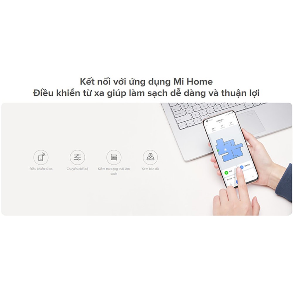 Robot hút bụi lau nhà Xiaomi Mi Robot Vacuum Mop Essential (Bản quốc tế)