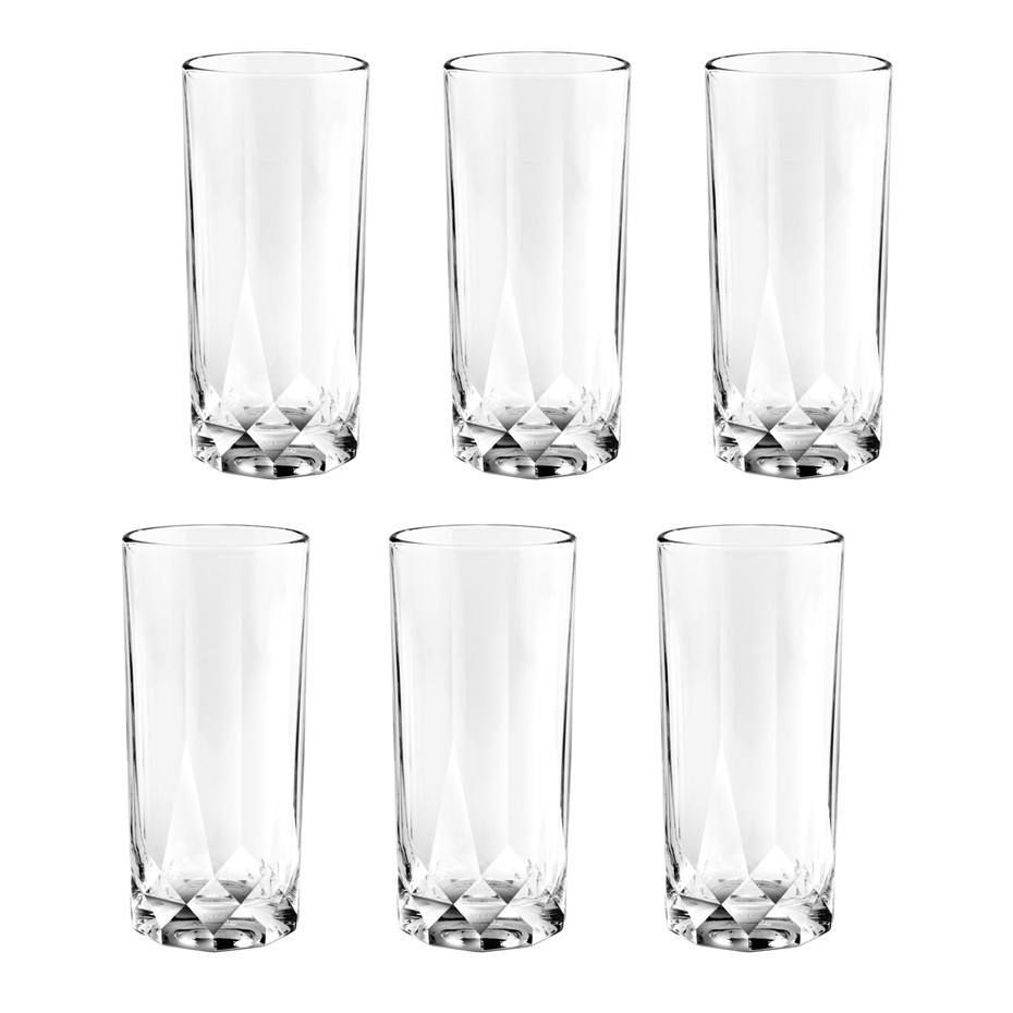 Bộ 6 Cốc thủy tinh Connexion Hi Ball Ocean – P02808 – 350ml