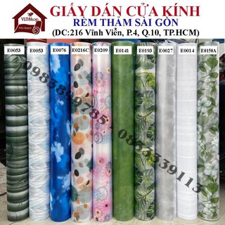 Giấy dán cửa kính - Decal dán cửa kính trang trí