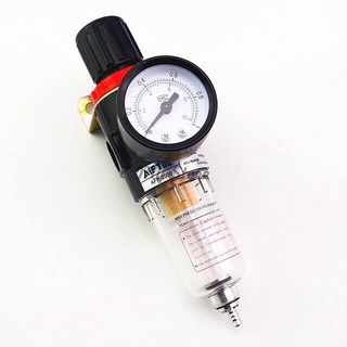 Bộ lọc hơi khí nén đơn afr2000 kèm van điều chỉnh áp suất và đồng hồ ren 13mm