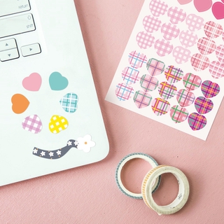 4pcs/set Korean color love girl stickers heart-shaped stickers diary notebook decoration