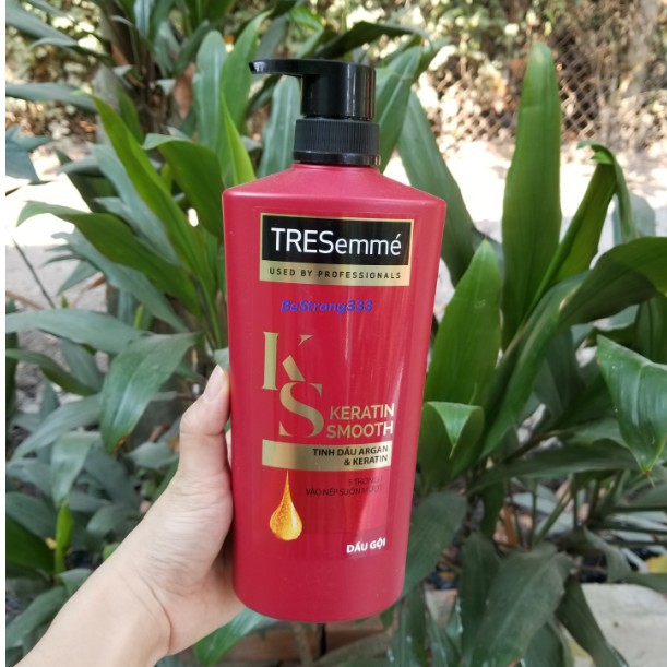 Dầu Gội TRESemme Keratin Smooth Tinh Dầu Argan 900ml