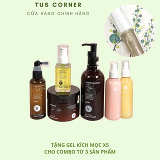 Combo dưỡng chuyên sâu phục hồi, ngăn rụng, kích mọc, dưỡng bóng tóc VyvyHairCare