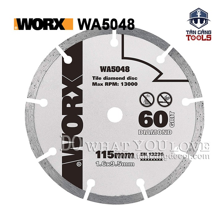 LƯỠI CẮT GẠCH MEN WORX WA5048