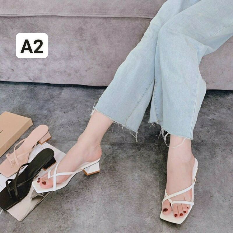 Dép xỏ ngón quai mảnh 3_4p da mềm