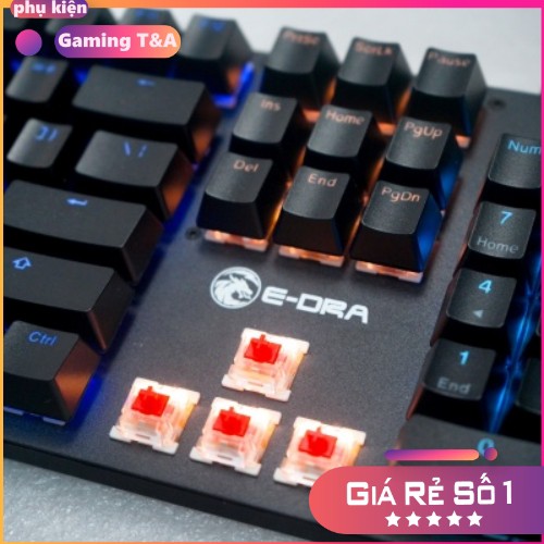 Bàn phím cơ E-DRA EK311 - Đèn led Rainbow siêu sáng - Bảo hành 24 tháng