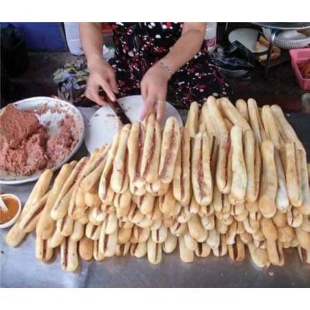 Bánh mỳ cay hải phòng 100 chiếc chưa bate