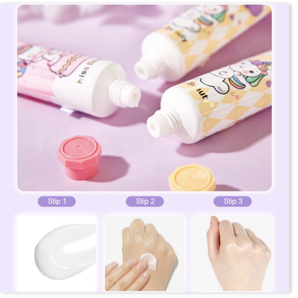 [Mã giảm giá] Kem tay KISS BEAUTY Unicorn Hand Cream hương nước hoa dưỡng ẩm mềm mịn KISS03