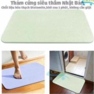 Thảm đá chùi chân siêu thấm xuất Nhật loại to 60cm-40cm