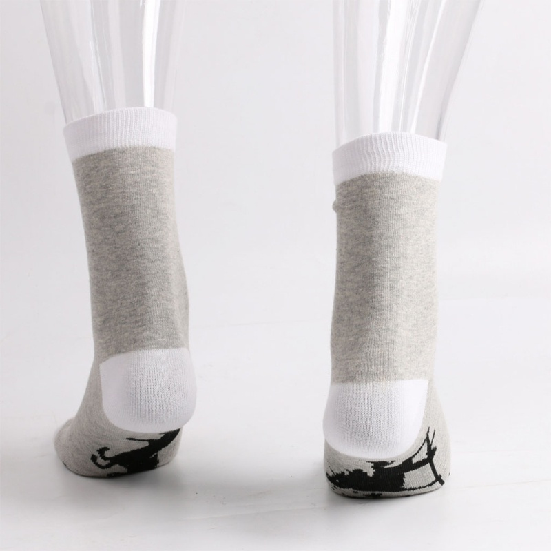 Xiangbao Vớ Cotton In Chữ Drunken Horse Màu Sắc Tương Phản Vui Nhộn Cho Nam Và Nữ