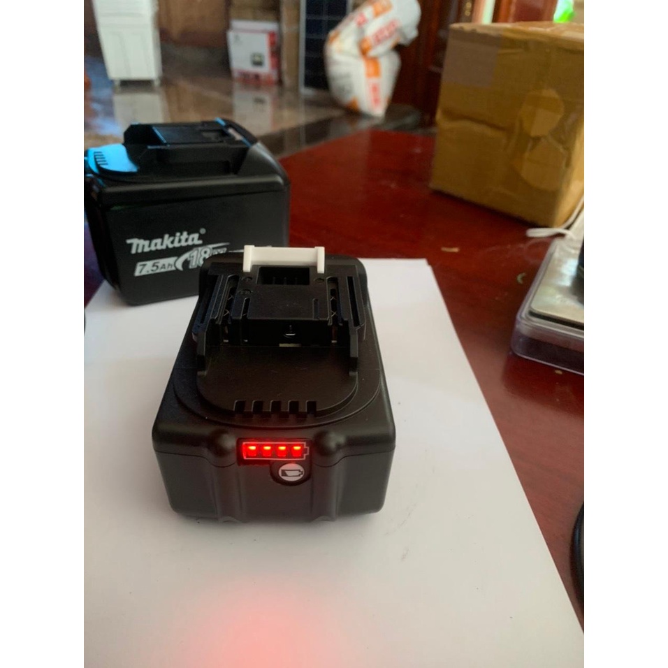 Pin máy siết bulong, máy khoan, bắt vít MAKITA chuẩn 5a 10 Cell . 7,5a 15 cell mạch bảo vệ 65AH lõi pin lisen tháo khối