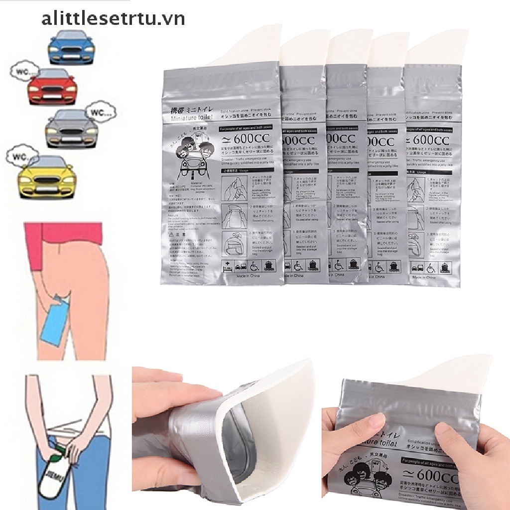 Bồn Cầu Mini 600cc Dùng Một Lần Tiện Dụng Khi Đi Cắm Trại