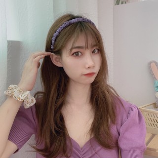Bờm tóc vải rúm nhiều màu dễ thương