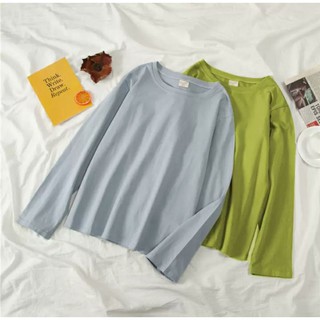[Hàng Order]Áo phông dài tay pastel