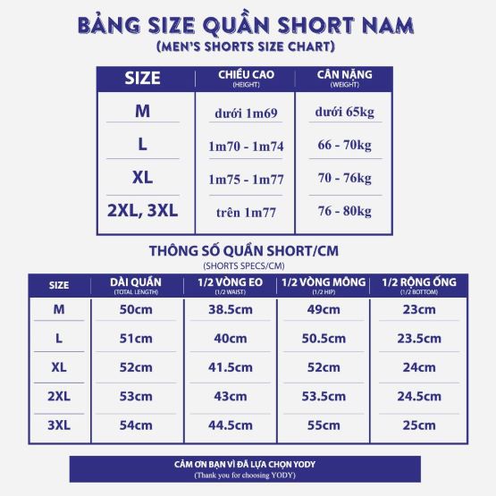 Quần short thun nam YODY lưng chun thoải mái vận động co giãn tốt SQM5005