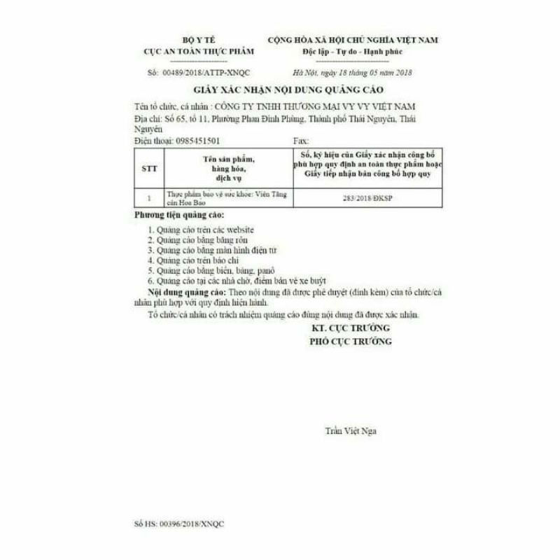 Viên tăng cân hoa bảo(hàng chính hãng cty) | BigBuy360 - bigbuy360.vn