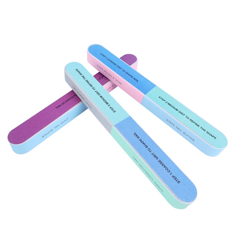 Dụng Cụ Đánh Bóng Móng Tay Sáu Mặt Chuyên Nghiệp Bền Bỉ