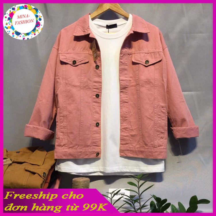 🌟HCM🌟🌺FREESHIP 99K🌺️⚡Hot Sales Nhất Áo Khoác Jeans Kaki Nam Và Nữ Trong Năm Nay 1006 2803 Mềm Và Mịn AKKNA02️⚡ | BigBuy360 - bigbuy360.vn