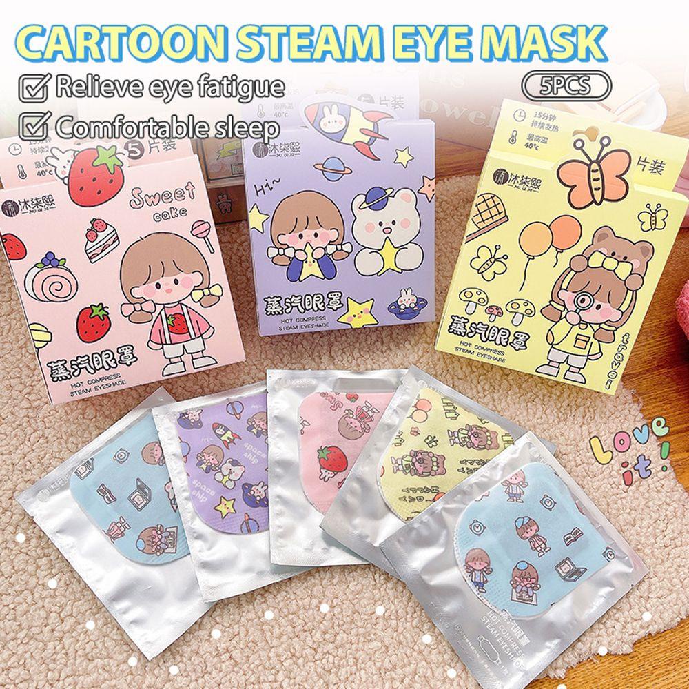 Mặt Nạ Xông Hơi Mắt Hình Thỏ Hoạt Hình Xinh Xắn