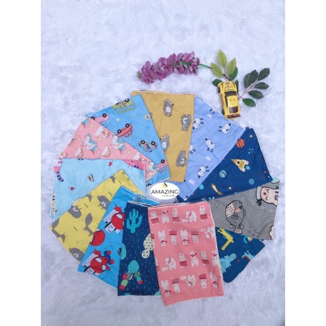 Vỏ/áo gối 100% chất coton lụa hàn dùng thay thế cho bé size 30x45