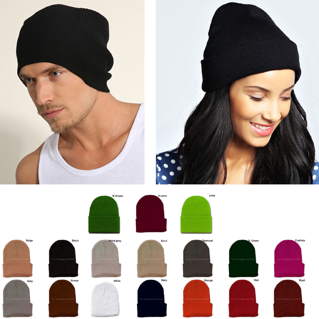 Mũ len beanie giữ ấm cho nam và nữ