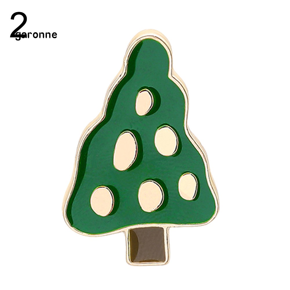 GA_Men Women Green Tree Leaf Enamel Brooch Pin Breastpin Scarf Hat Jewelry Gift