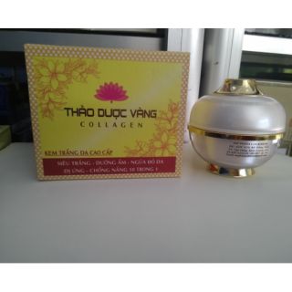 Kem thảo dược vàng dưỡng trắng da 10in 1 30g