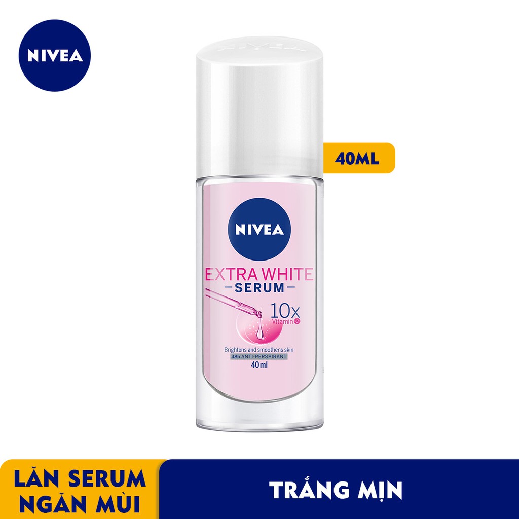 Lăn Ngăn Mùi NIVEA Serum Trắng Mịn (40ml)