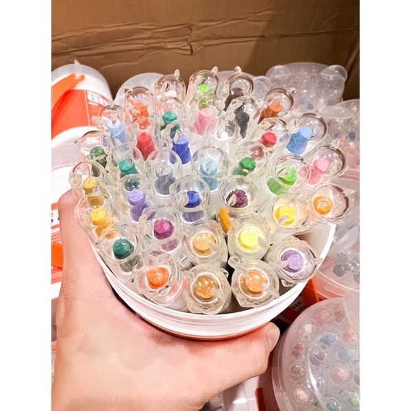 (MẪU MỚI) Sáp màu, sáp lụa, kèm cọ tán màu SILKY CRAYON cho bé thoả sức sáng tạo