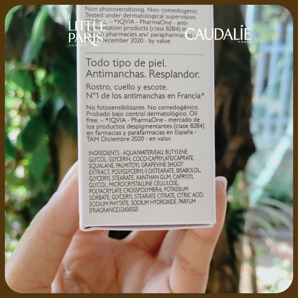 Tinh Chất Dưỡng Trắng Da Mờ Nám Caudalie Serum Vinoperfect Eclat Anti-Taches  30ml