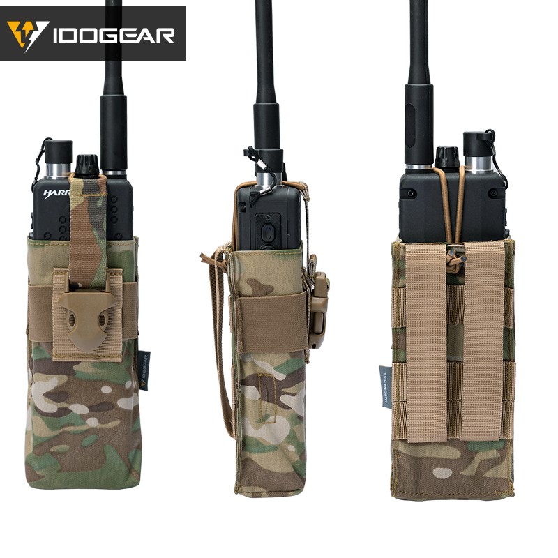 Idogear Túi Đựng radio rrv vest walkie talkie mbitr tri prc-148 152 3552