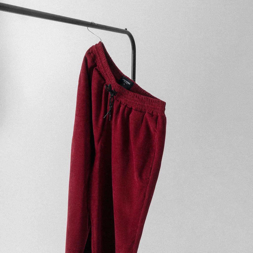 MENDE - Quần Nhung Tăm y2k 2 màu - Quần unisex vải nhung tăm siêu đẹp mặc thoải mái