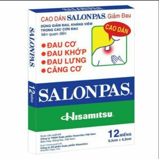 Combo 20h cao dán salonpas