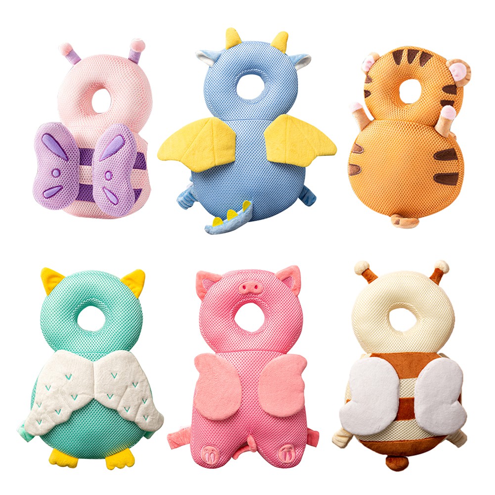 Gối Cotton Đàn Hồi Đeo Sau Lưng Chống Ngã Cho Bé