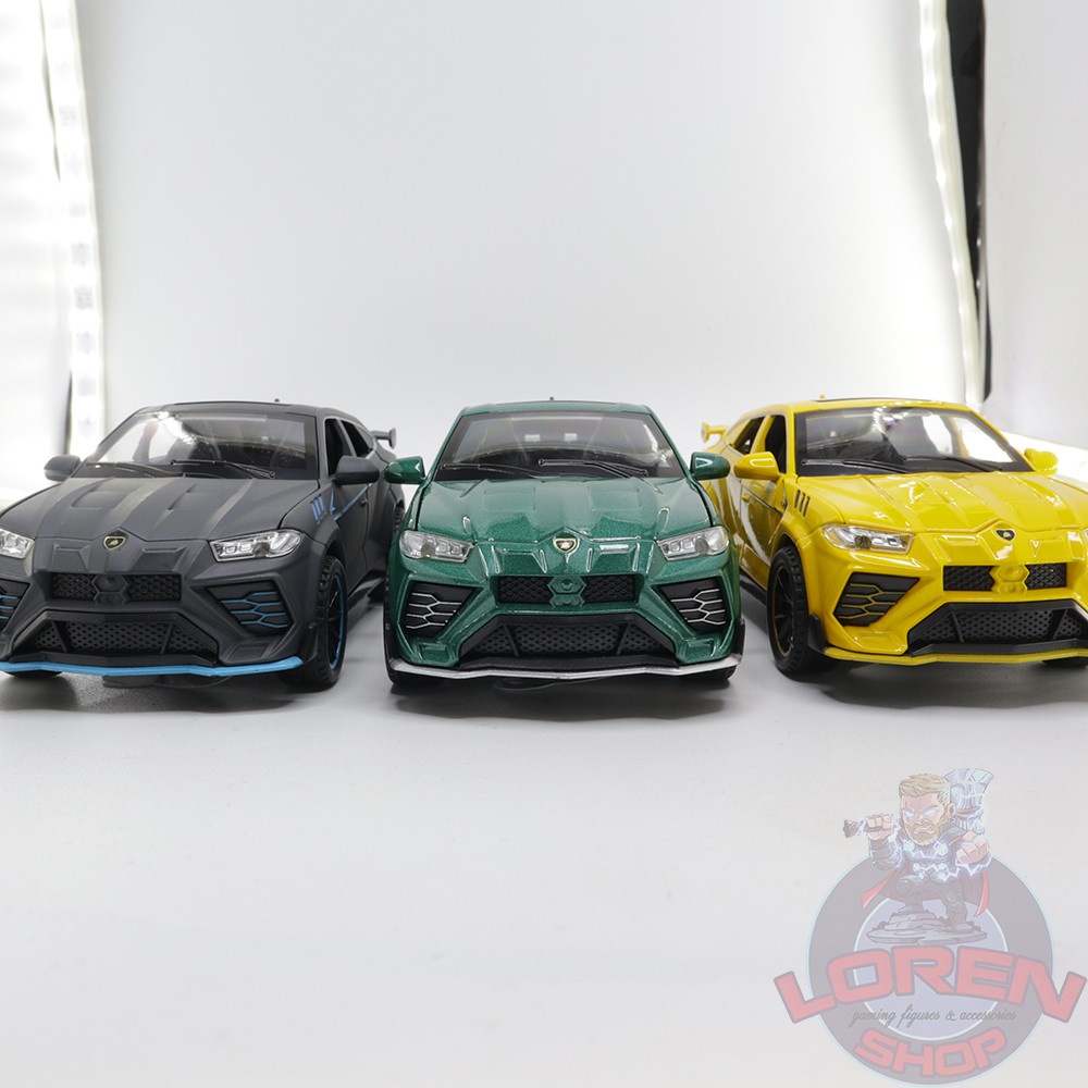 Mô hình ô tô kim loại Lamborghini Urus, siêu xe SUV đồ chơi tỷ lệ 1:32 có đèn còi lorenshop