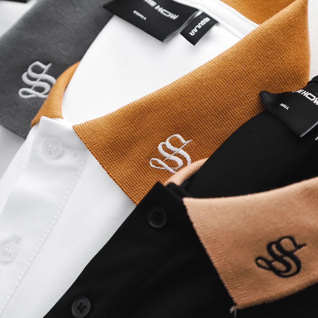 Áo Polo Nam New Color Collab , Chất Thun Cotton Dày Dặn Co Giãn , PL002863,SOMEHOW