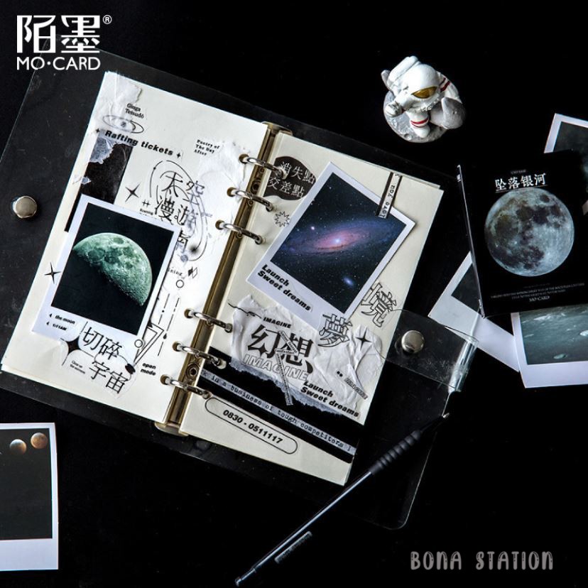 Hộp 30 sticker lomo phong cảnh thiên nhiên Romantic landscape | BDL003