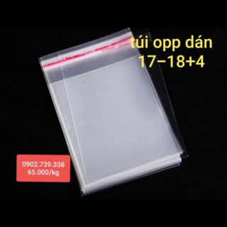 Túi opp dán size 17-18+4