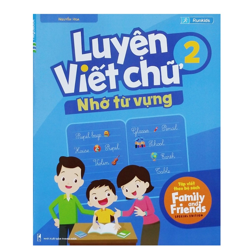 Sách - Luyên viết chữ nhớ từ vựng tập 2 family and friends